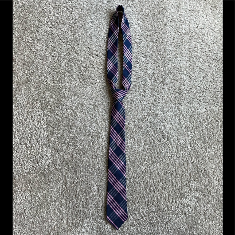 Express slim silk tie